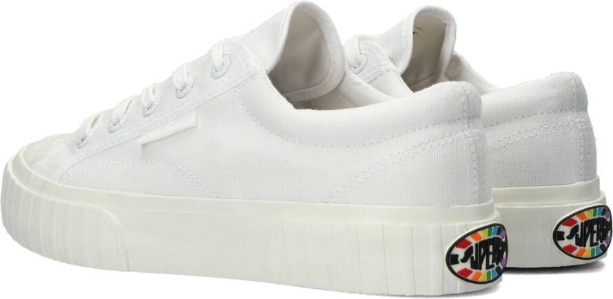 Superga Witte Lage Sneakers 2630 Stripe Multi Logo