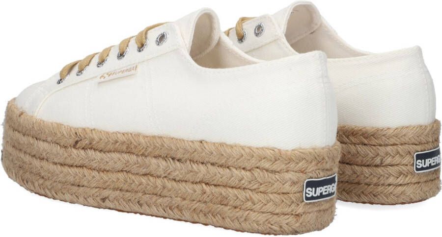 Superga Witte Lage Sneakers 2790 Drill Denim Rope