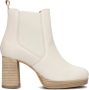Tango | Nadine 4 c PRE ORDER bone white leather cheslea boot covered sole - Thumbnail 3