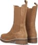 Tango | Julie 8 j soft camel suede high chelsea boot natural sole - Thumbnail 3