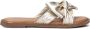 Tango | Audrey 1 g platino gold bow slipper cognac sole - Thumbnail 5