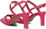 Tango | Ava 6 a bright pink cross sandal covered heel sole - Thumbnail 4