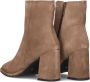 Tango Lori 501 Enkellaarsjes Enkelboots met rits Dames Taupe - Thumbnail 3