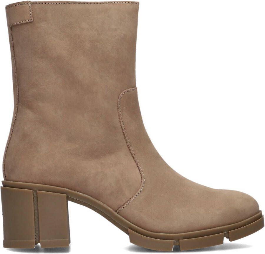 TANGO Taupe Enkellaarsjes Romy Heel 501