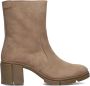 Tango Romy Heel 501 Enkellaarsjes Enkelboots met rits Dames Taupe - Thumbnail 1