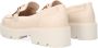 Chain Detail Bee Bold 4 Loafers Instappers Dames Wit - Thumbnail 5