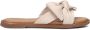 Tango | Audrey 1 b bone white bow slipper cognac sole - Thumbnail 4