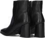 Tango Lori 501 Enkellaarsjes Enkelboots met rits Dames Zwart - Thumbnail 3