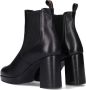 Tango | Nadine 4 a black leather cheslea boot black sole - Thumbnail 4