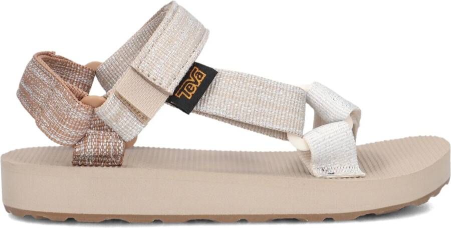 TEVA Beige Sandalen Original Universal Metallic