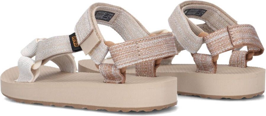 TEVA Beige Sandalen Original Universal Metallic