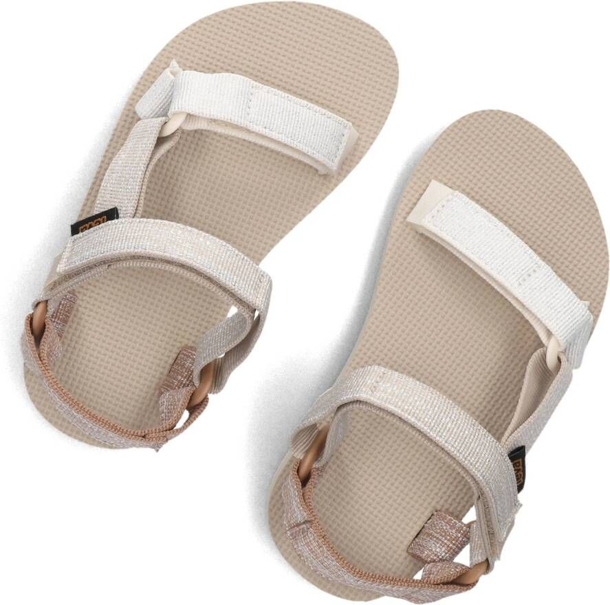 TEVA Beige Sandalen Original Universal Metallic