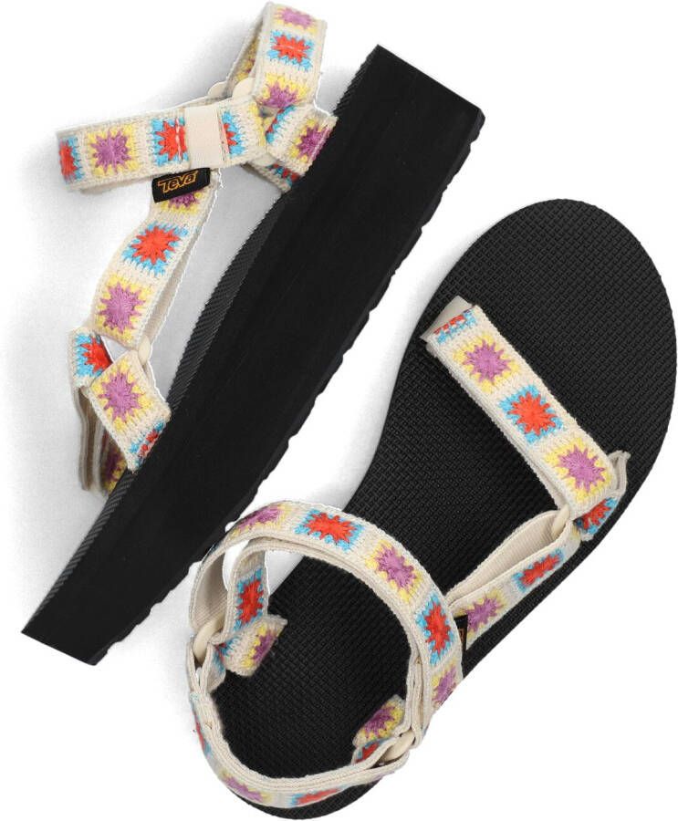 TEVA Multicolor Sandalen W Flatform Universal Crochet
