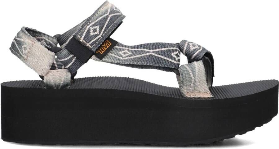 TEVA Zwarte Sandalen Flatform Univeral Sunscape