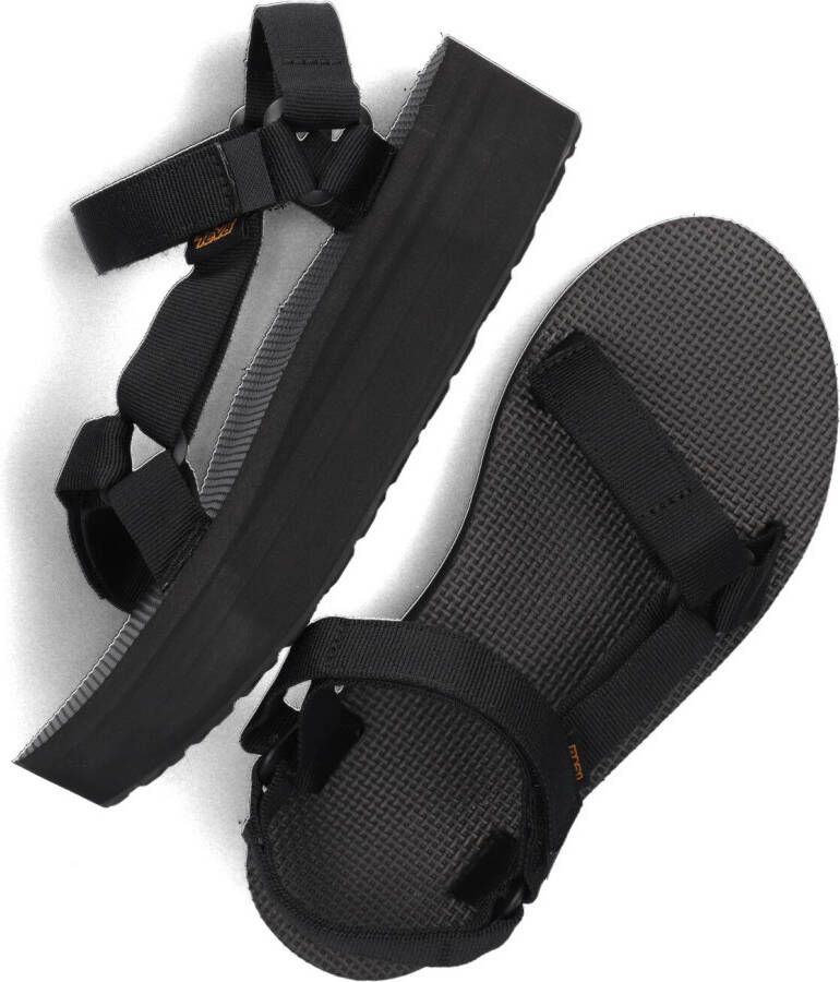 TEVA Zwarte Sandalen W Flatform Universal