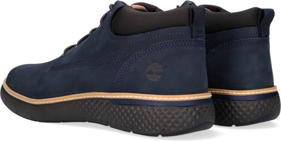 TIMBERLAND Blauwe Veterschoenen Cross Mark Chukka