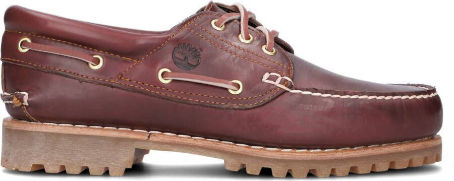 Timberland Bordeaux Veterschoenen Authentics 3 Eye Classic Lug