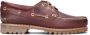 Timberland Bordeaux Veterschoenen Authentics 3 Eye Classic Lug - Thumbnail 2