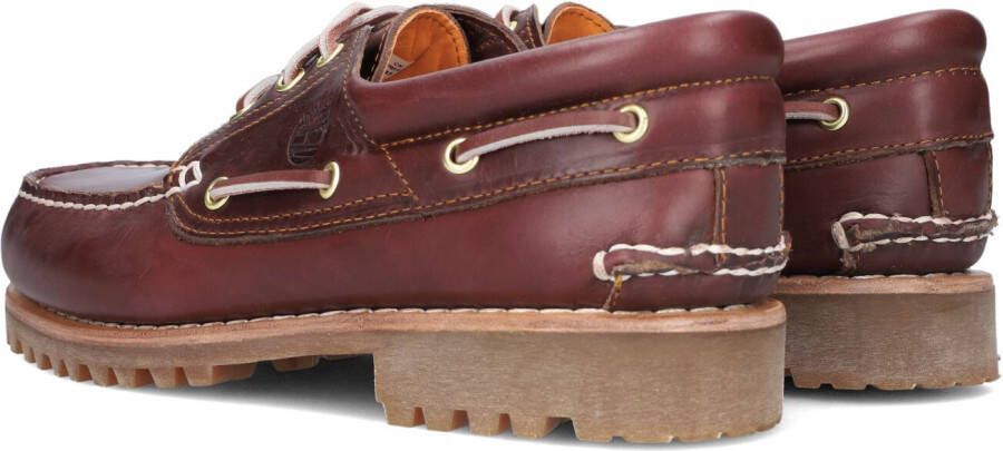 Timberland Bordeaux Veterschoenen Authentics 3 Eye Classic Lug