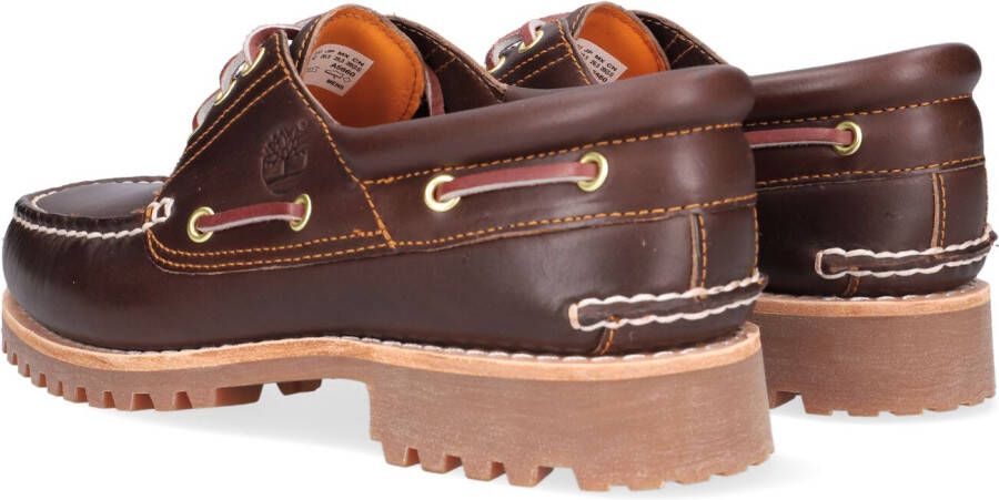 TIMBERLAND Bruine Veterschoenen Authentics 3 Eye Classic Lug