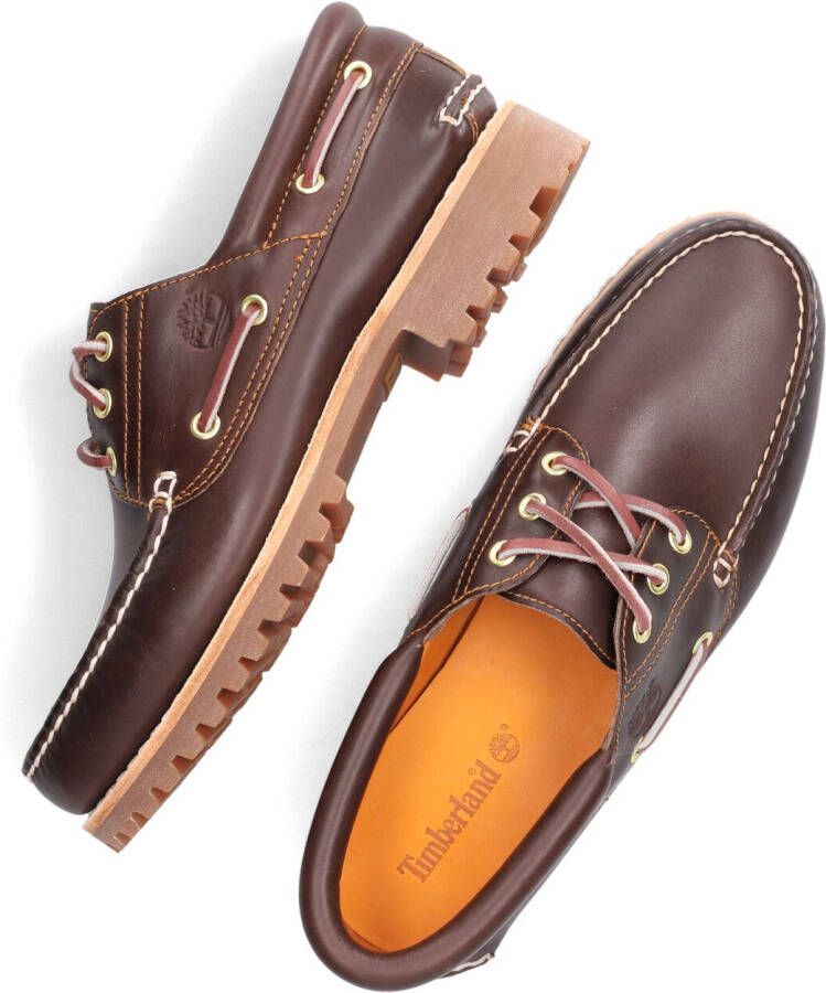 TIMBERLAND Bruine Veterschoenen Authentics 3 Eye Classic Lug