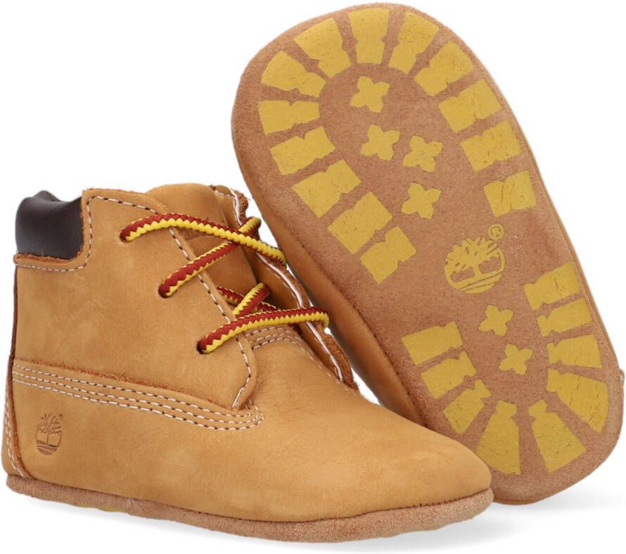 Timberland Crib Set babyschoentje van nubuck met muts giftbox