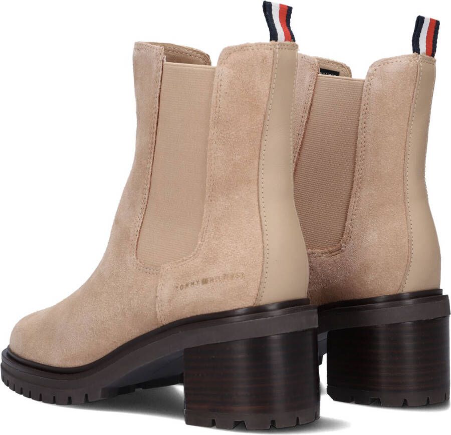 Tommy Hilfiger Beige Chelsea Boots Outdoor Chelsea Mid Heel Boot