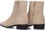 TOMMY HILFIGER Beige Enkellaarsjes Th Suede Pointy Zip Bootie - Thumbnail 3