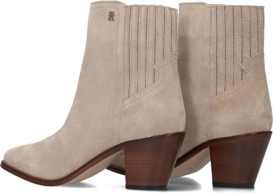 TOMMY HILFIGER Beige Enkellaarsjes Western Mid Heel S