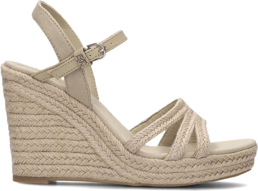 Tommy Hilfiger Beige Espadrilles Essential Basic Wedge