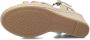Bruin Tinten Essential Basic Wedge Espadrilles Met Sleehak Dames Beige - Thumbnail 7