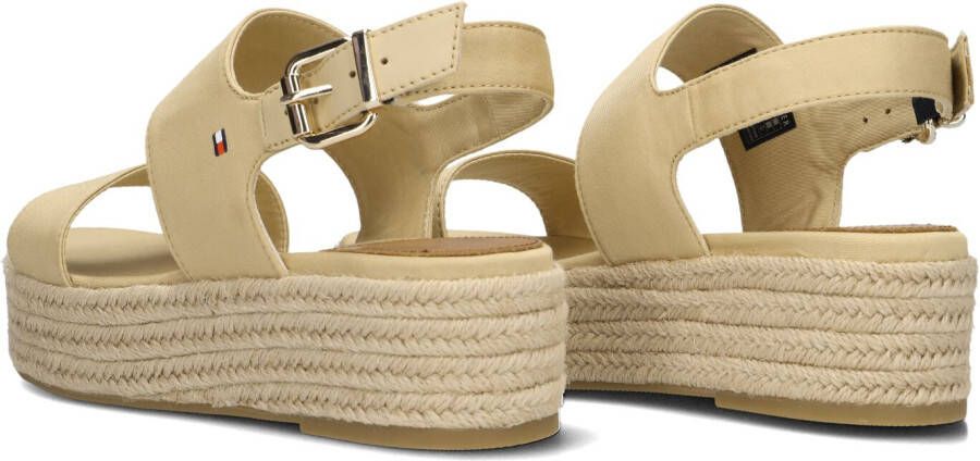 TOMMY HILFIGER Beige Espadrilles Mid Wedge Sandal