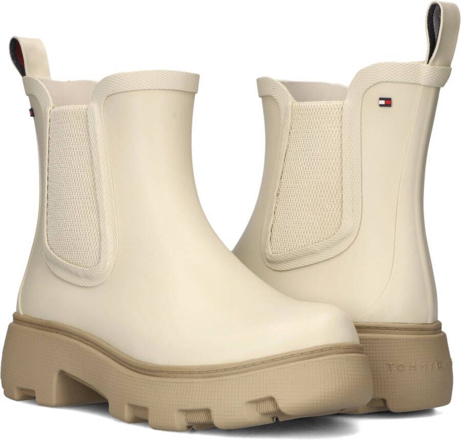 TOMMY HILFIGER Beige Laarzen Rubber Flag Cleated Rainboot
