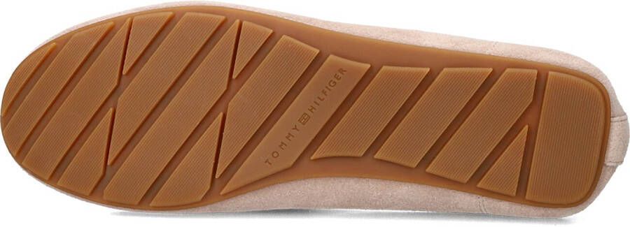 TOMMY HILFIGER Beige Loafers Flag Soft Suede Drive