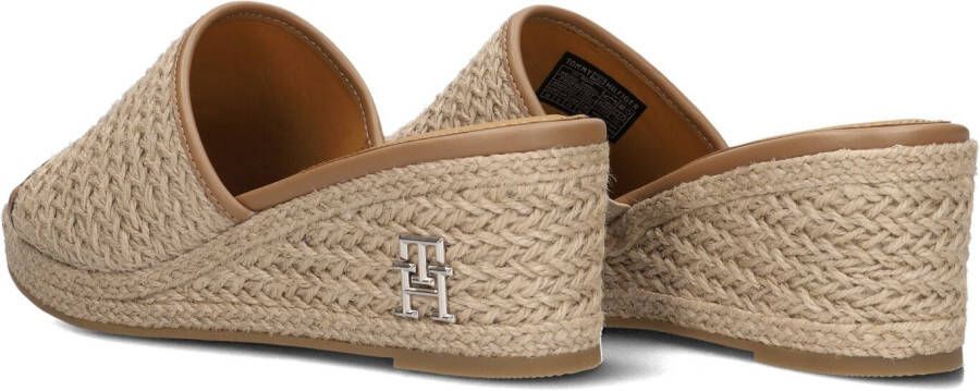 TOMMY HILFIGER Beige Muiltjes Th Rope Wedge