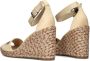 Tommy Hilfiger Beige Sleehak Sandalen met Zilveren Details Beige Dames - Thumbnail 7