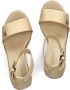 Tommy Hilfiger Beige Sleehak Sandalen met Zilveren Details Beige Dames - Thumbnail 14