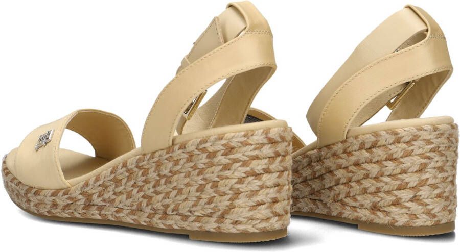 TOMMY HILFIGER Beige Sandalen Colorful Wedge Satin