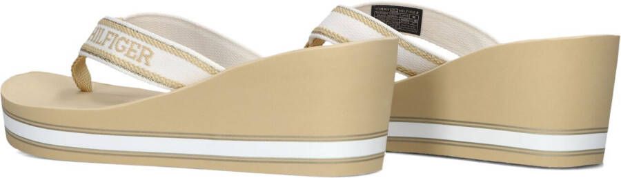 TOMMY HILFIGER Beige Slippers Hilfiger Wedge Beach