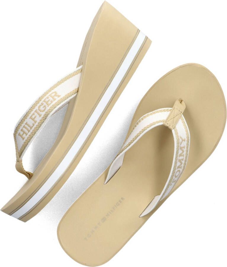 TOMMY HILFIGER Beige Slippers Hilfiger Wedge Beach