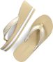 TOMMY HILFIGER Beige Teenslippers Hilfiger Wedge Beach - Thumbnail 5