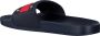 Tommy Hilfiger Tommy Jeans Flag Pool Slide Open Teen blauw - Thumbnail 6