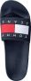 Tommy Hilfiger Tommy Jeans Flag Pool Slide Open Teen blauw - Thumbnail 7