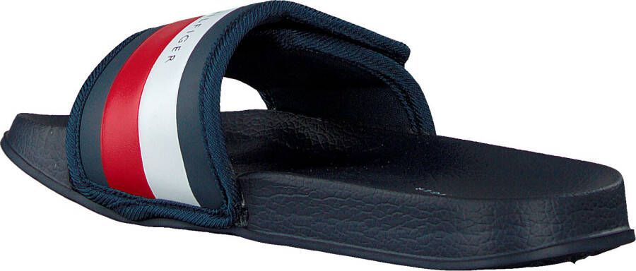 Tommy Hilfiger Blauwe Badslippers Maxi Velcro Pool Slide - Foto 5