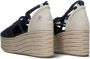 Tommy Hilfiger Espadrilles CLOSED TOE LINEN FLATFORM zomerschoen wig hak met mooie enkelveters - Thumbnail 5