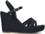 TOMMY HILFIGER Blauwe Espadrilles Essential Basic Wedge - Thumbnail 3