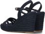 TOMMY HILFIGER Blauwe Espadrilles Essential Basic Wedge - Thumbnail 4