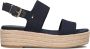 Tommy Hilfiger Sandalen MID WEDGE SANDAL zomerschoen sandaal met jute-beklede plateauhak - Thumbnail 5