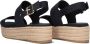 Tommy Hilfiger Sandalen MID WEDGE SANDAL zomerschoen sandaal met jute-beklede plateauhak - Thumbnail 6