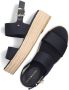 TOMMY HILFIGER Blauwe Espadrilles Mid Wedge Sandal - Thumbnail 8